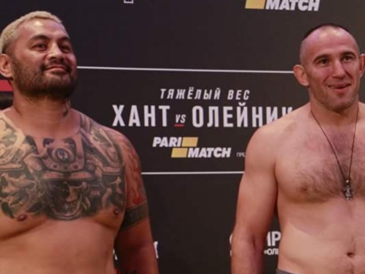 Ufc Moscow Results Aleksei Oleinik Submits Mark Hunt Video